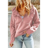 Azura Exchange Quarter Zip Kangaroo Pocket Hoodie - XL thumbnail