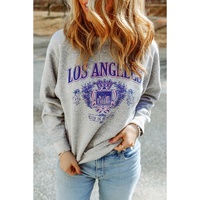 Azura Exchange LOS ANGELES Graphic Crew Neck Sweatshirt - L thumbnail