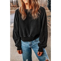 Azura Exchange Acid Wash Open Back Sweatshirt - XL thumbnail