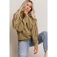 Azura Exchange Patchwork Kangaroo Pocket Hoodie - M thumbnail