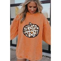Azura Exchange Leopard Graphic Corded Sweatshirt - 2XL thumbnail