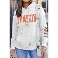 Azura Exchange Pumpkin Spice Distressed Hoodie - XL thumbnail