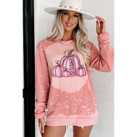 Azura Exchange Pumpkin Graphic Tie Dye Sweatshirt - S thumbnail