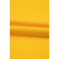 Yellow Color Block Thumbhole Sleeve Drop Shoulder Sweatshirt - L thumbnail