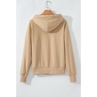 Parchment Zipped Pocket Cozy Drawstring Hoodie - 2XL thumbnail