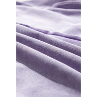 Orchid Petal Solid Waffle Knit Patchwork Raglan Sleeve Sweatshirt - L thumbnail