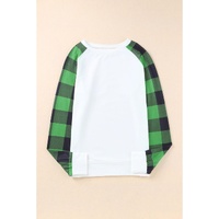 Azura Exchange Plaid Long Sleeve Sweatshirt - S thumbnail