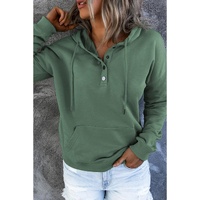 Azura Exchange Hooded Snap Button Hoodie with Pocket - M thumbnail