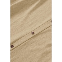 Solid Color Open-Front Buttons Cardigan - S thumbnail