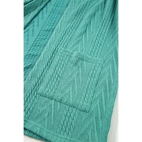Canton  Solid Textured Open Front Cardigan with Pocket - L thumbnail