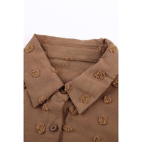Azura Exchange Button Fuzzy Polka Dot Shirt - 2XL thumbnail
