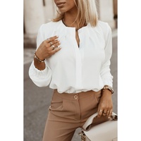 Azura Exchange Gathered Cuff Shirt - M thumbnail