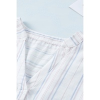 Azura Exchange Loose Fit Striped Print Top - M thumbnail