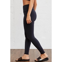 Azura Exchange Black Arched Waist Seamless Active Leggings - M thumbnail