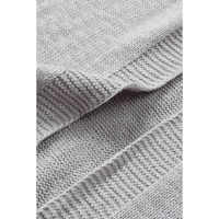 Gray Basic Vest Cardigan Sweater - M thumbnail