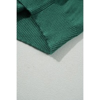 Blackish Green Pearl Beaded Merry Casual Sweater - M thumbnail