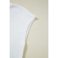 Jet Stream Solid Color Sweater Tee with Side Slits - XL thumbnail