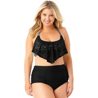 Azura Exchange Allure Juniors Plus Size Flounce Swimwear - 2X thumbnail