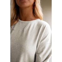 White Solid Color Puff Sleeve Ruffle Hem Mini Dress - S thumbnail