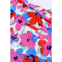 Azura Exchange Belted Floral Print Shorts - 6 US thumbnail
