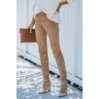 Azura Exchange High Waist Faux Suede Skinny Leggings - XL thumbnail