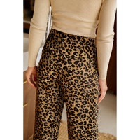 Azura Exchange Leopard Print Wide Leg Pants - M thumbnail