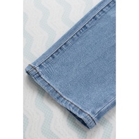 Azura Exchange Distressed Jeans with Buttoned Pockets - S thumbnail