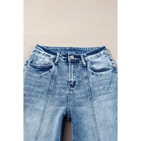 Dusk Blue Central Seamed Wide Leg High Waist Jeans - 12 US thumbnail