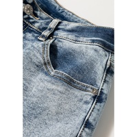 Myosotis High Rise Button Zip Fly Medium Wash Jeans - 10 US thumbnail