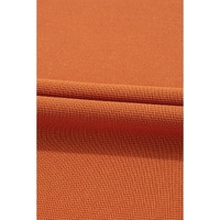 Orange Textured Knit Color Block Patchwork Chest Pocket Plus Size Top - 1X thumbnail
