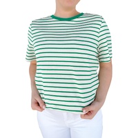 Green Stripe Plus Size St Patricks Day Round Neck T Shirt - 2X thumbnail