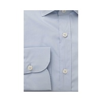 Bagutta Men's Light Blue Cotton Shirt - L thumbnail