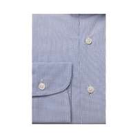 Bagutta Men's Light Blue Cotton Shirt - L thumbnail