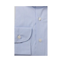 Bagutta Men's Light Blue Cotton Shirt - 2XL thumbnail