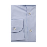 Bagutta Men's Light Blue Cotton Shirt - XL thumbnail