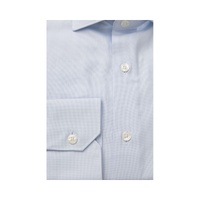 Bagutta Men's Light Blue Cotton Shirt - L thumbnail