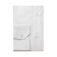Bagutta Men's White Cotton Shirt - 44 IT thumbnail