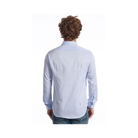 Baldinini Trend Men's Light Blue Cotton Shirt - 2XL thumbnail