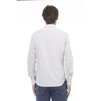 Slim Front Closure Shirt with Italian Collar and Logo Detail 41 IT Men thumbnail
