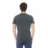 Short Sleeve T-shirt with Round Neck and Front Print L Men thumbnail