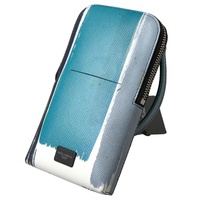 Dolce & Gabbana Men's Blue Leather  Purse Crossbody Sling Phone Bag - One Size thumbnail