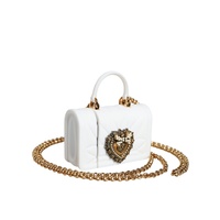 Dolce & Gabbana Women's White Silicone Devotion Heart Cover Hand Bag Airpod Case - One Size thumbnail