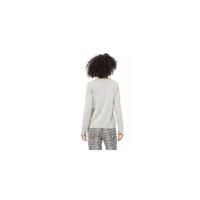 Monogrammed Long Sleeve Crew Neck Sweater L Women thumbnail