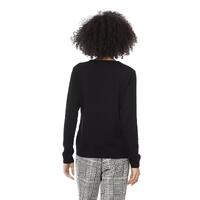 Baldinini Monogram Long Sleeve Sweater L Women thumbnail