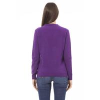 Baldinini Monogram Long Sleeve Sweater M Women thumbnail