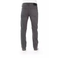 Logo Button Regular Man Jeans with Tricolor Insert W38 US Men thumbnail