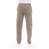 Front Zipper and Button Closure Chino Trousers 44 IT Men thumbnail