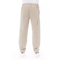 Front Zipper and Button Closure Chino Trousers 48 IT Men thumbnail