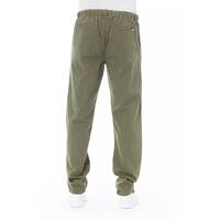 Front Zipper and Button Closure Chino Trousers 44 IT Men thumbnail