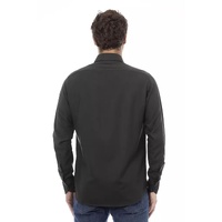 Baldinini Trend Men's Green Cotton Shirt - L thumbnail
